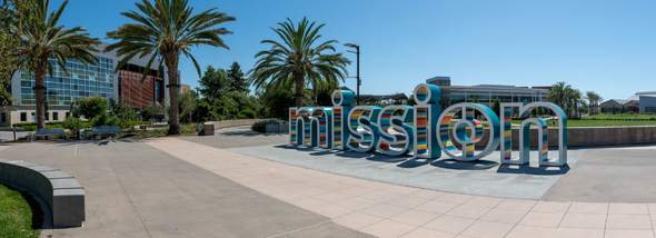 Sign on campus