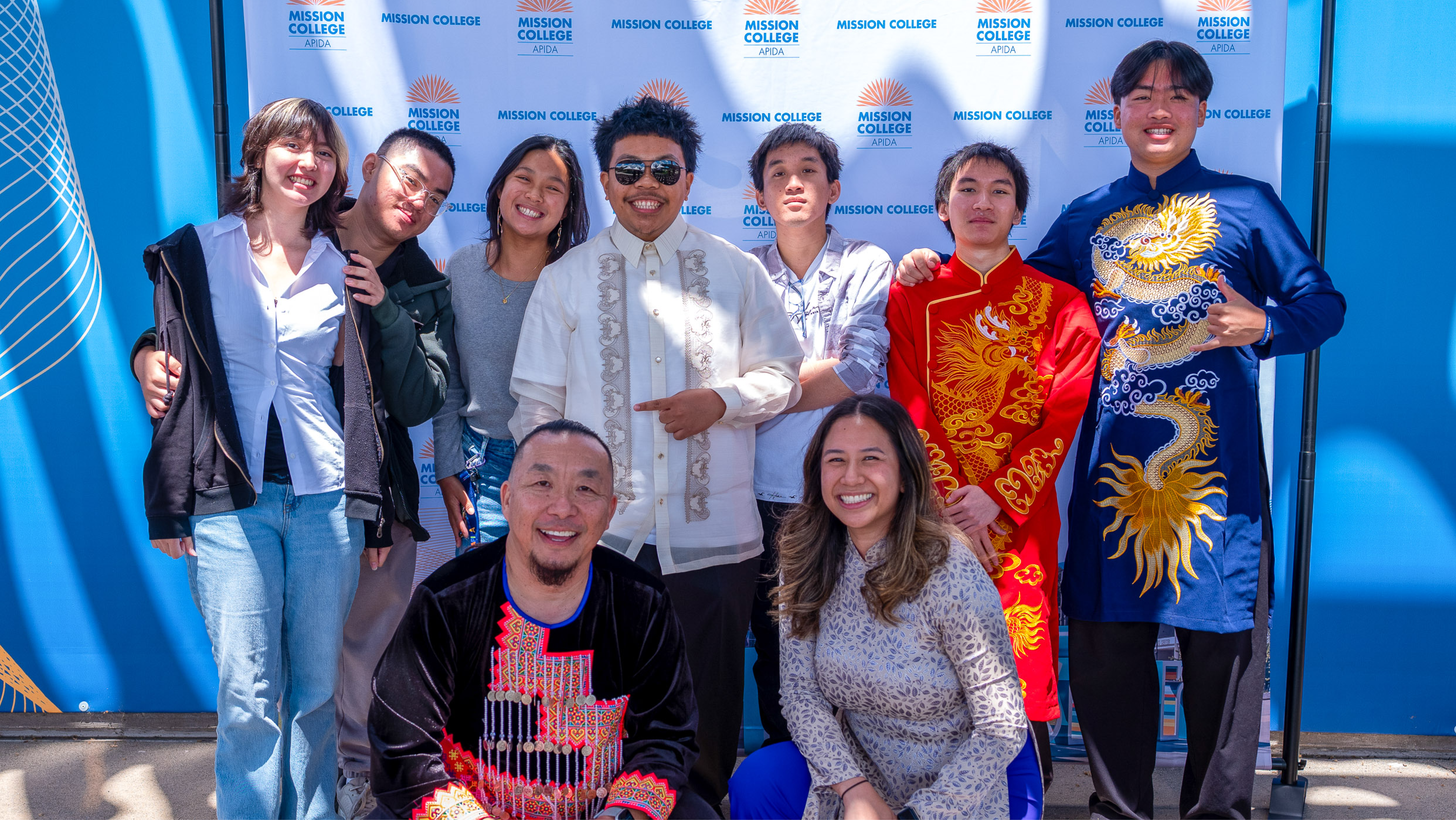 Group of APIDA members posing for a picture